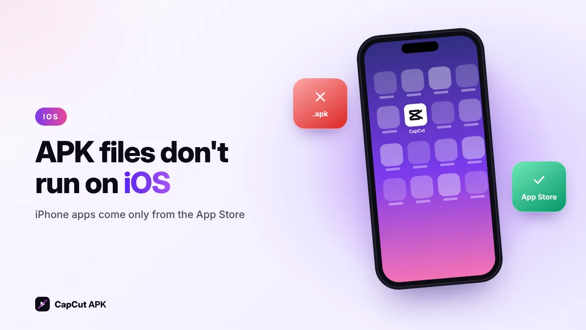 CapCut app on iPhone home screen